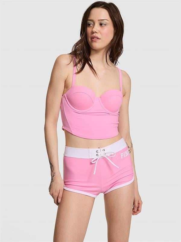 Yüksek Belli Bikini Şort