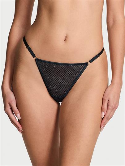 Ziggy Glam Işıltılı File Ayarlanabilir V-String Külot