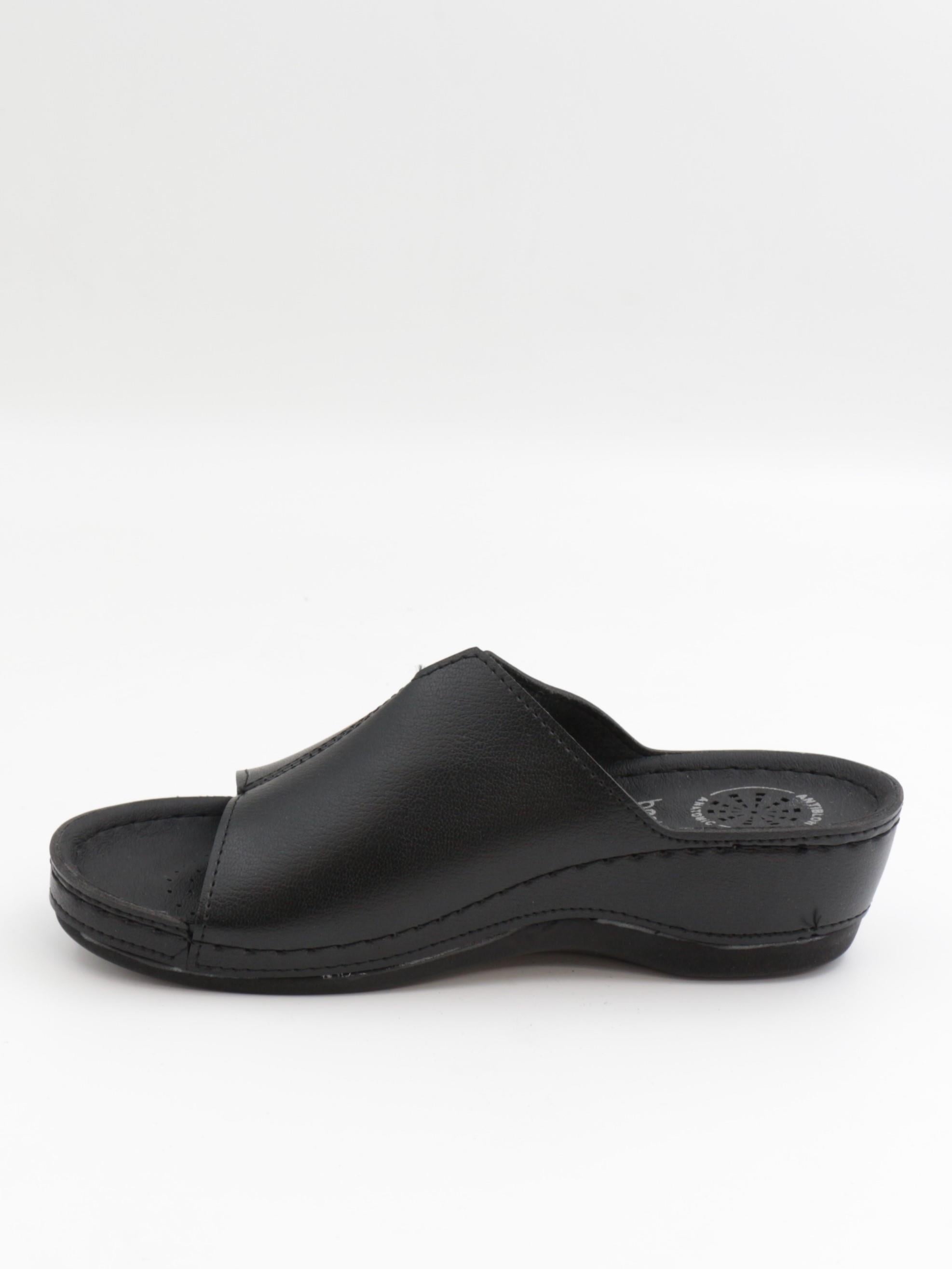Bento 15069 Siyah 36-41 Anatomik Dolgu Kadın Terlik