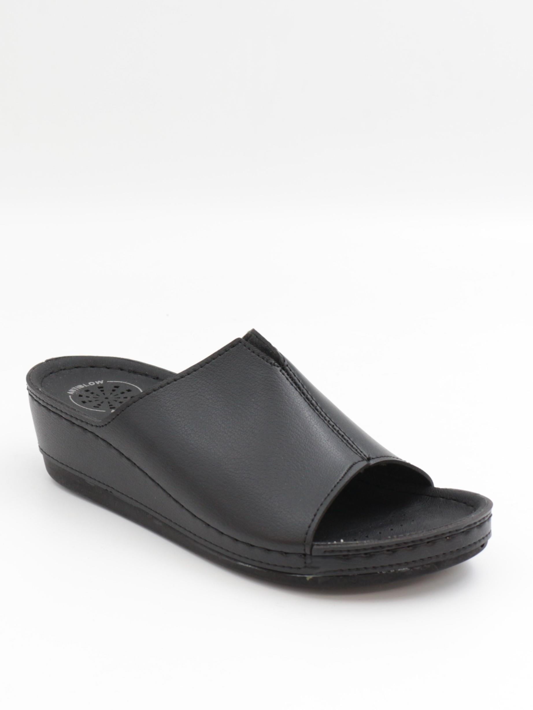 Bento 15069 Siyah 36-41 Anatomik Dolgu Kadın Terlik