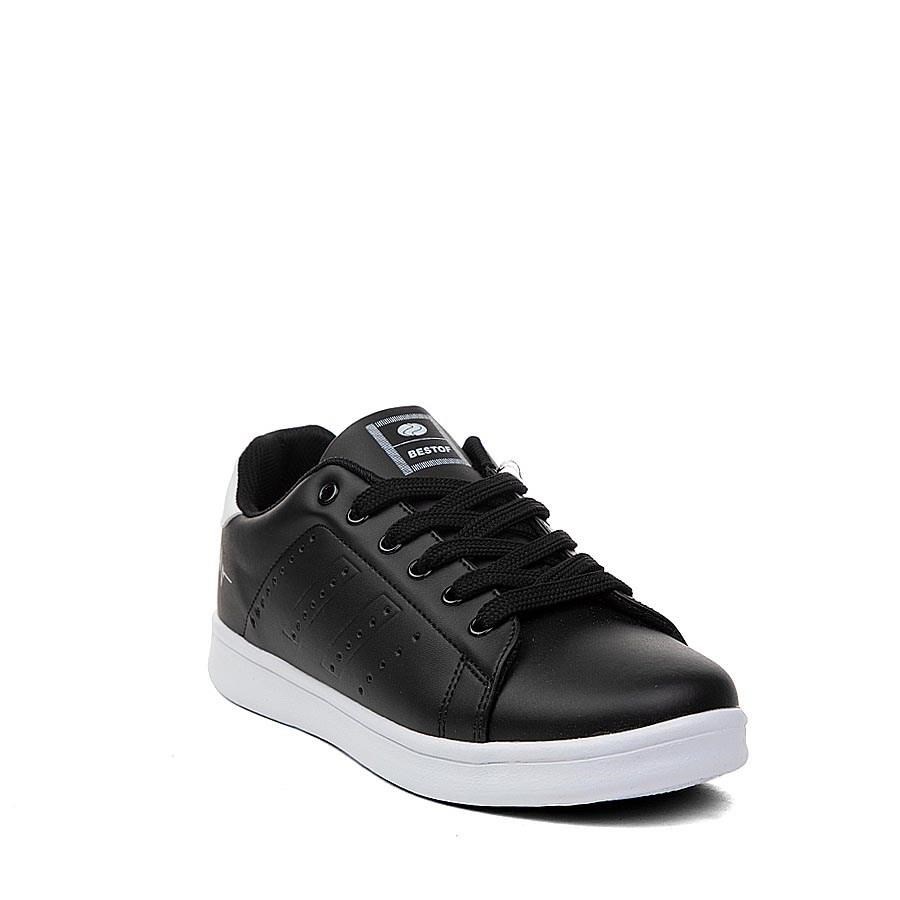 Bestof 041 Siyah&Beyaz Günlük Unisex Spor Ayakkabı