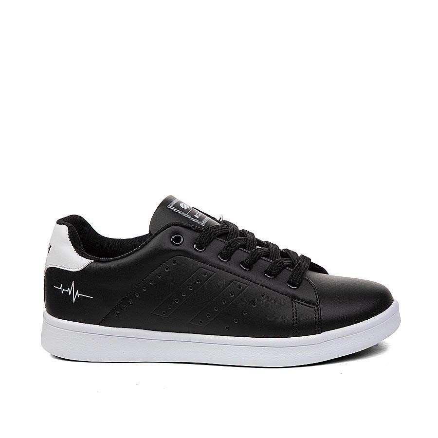 Bestof 041 Siyah&Beyaz Günlük Unisex Spor Ayakkabı