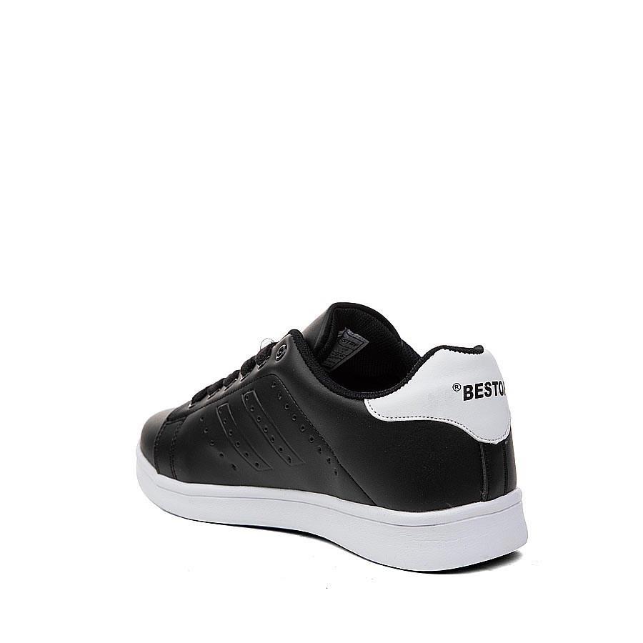 Bestof 041 Siyah&Beyaz Günlük Unisex Spor Ayakkabı