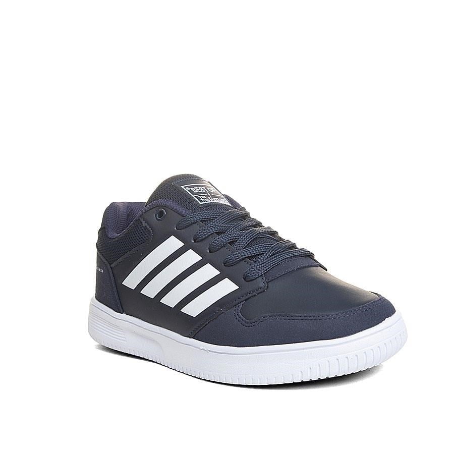 Bestof 074 Lacivert&Beyaz Günlük Unisex Spor Ayakkabı