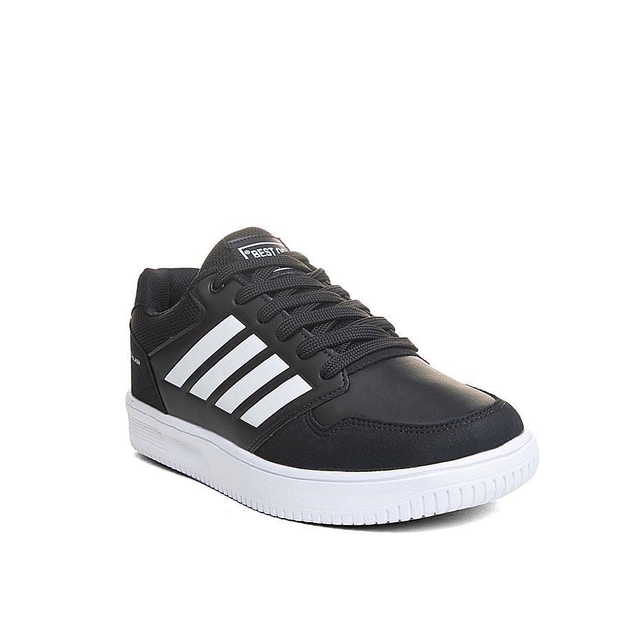Bestof 074 Siyah&Beyaz Günlük Unisex Spor Ayakkabı
