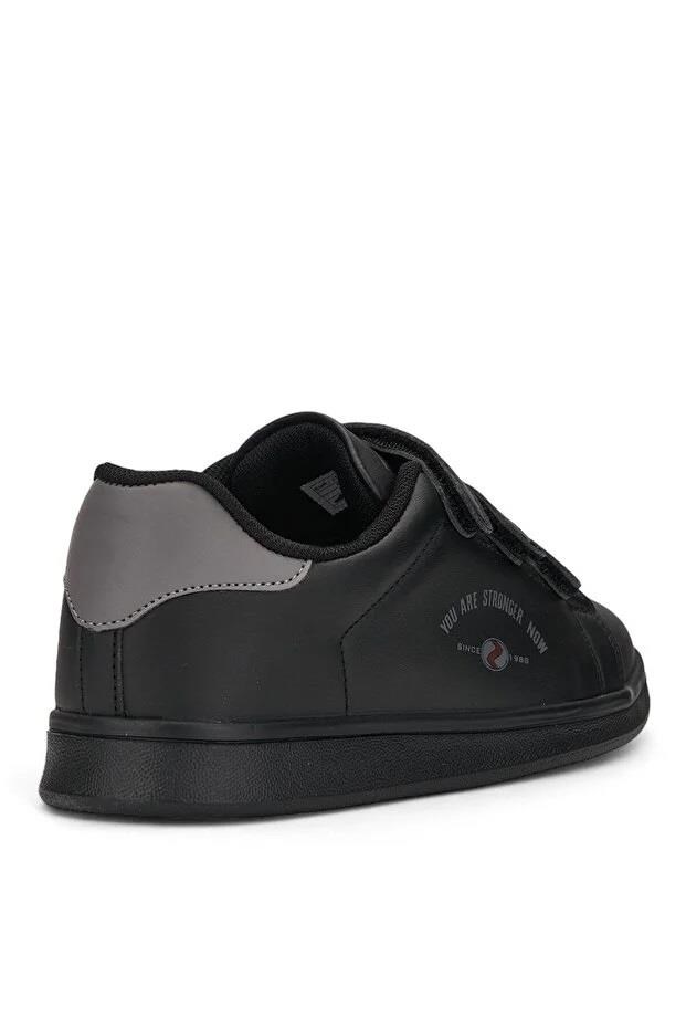 Bestof 1001 Siyah 36-40 Cırtlı Unisex Spor Ayakkabı