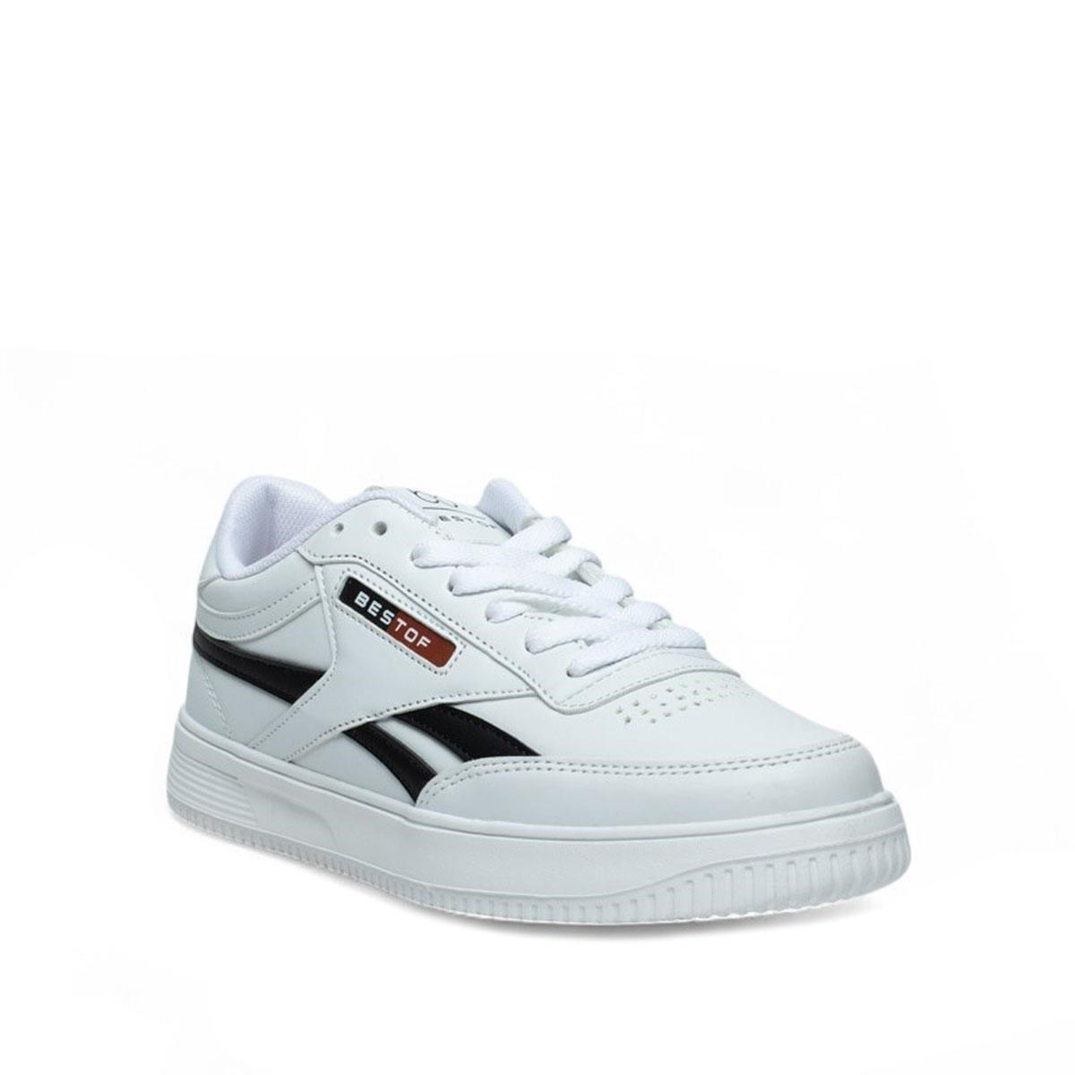 Bestof 2014 Beyaz Siyah 36-40 Unisex Spor Ayakkabı