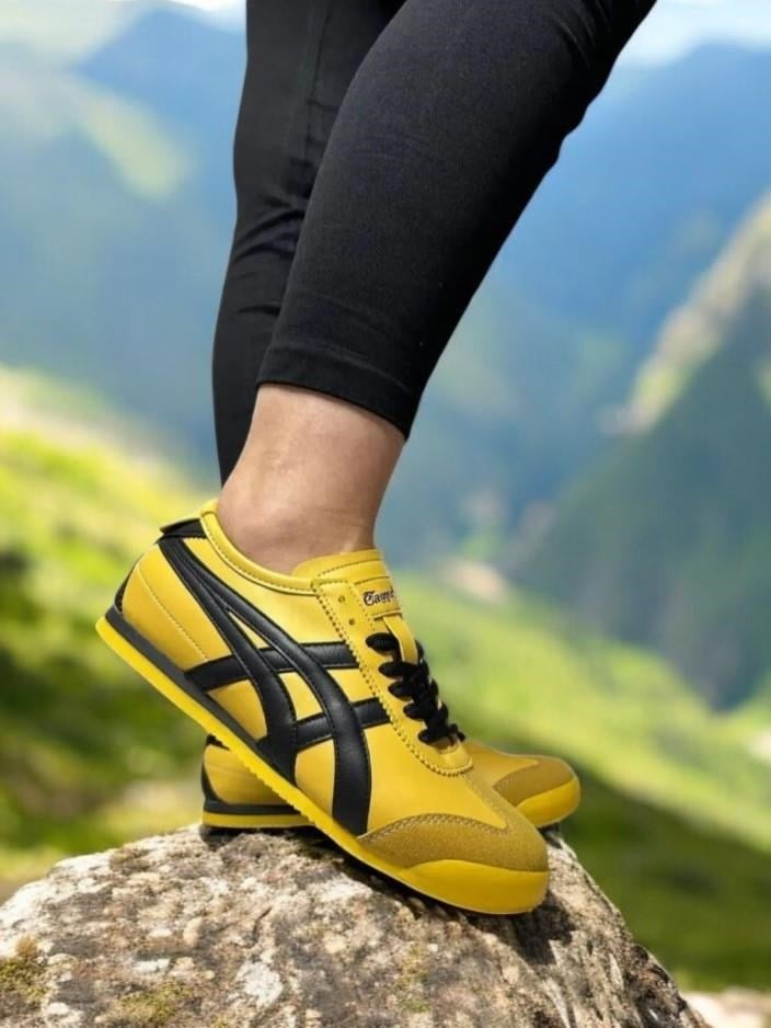 eTayger Sarı Siyah 40-45 Unisex Günlük Spor Ayakkabı
