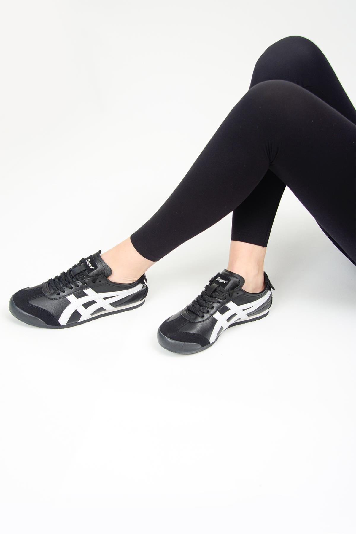 eTayger Siyah Beyaz 36-41 Unisex Günlük Spor Ayakkabı