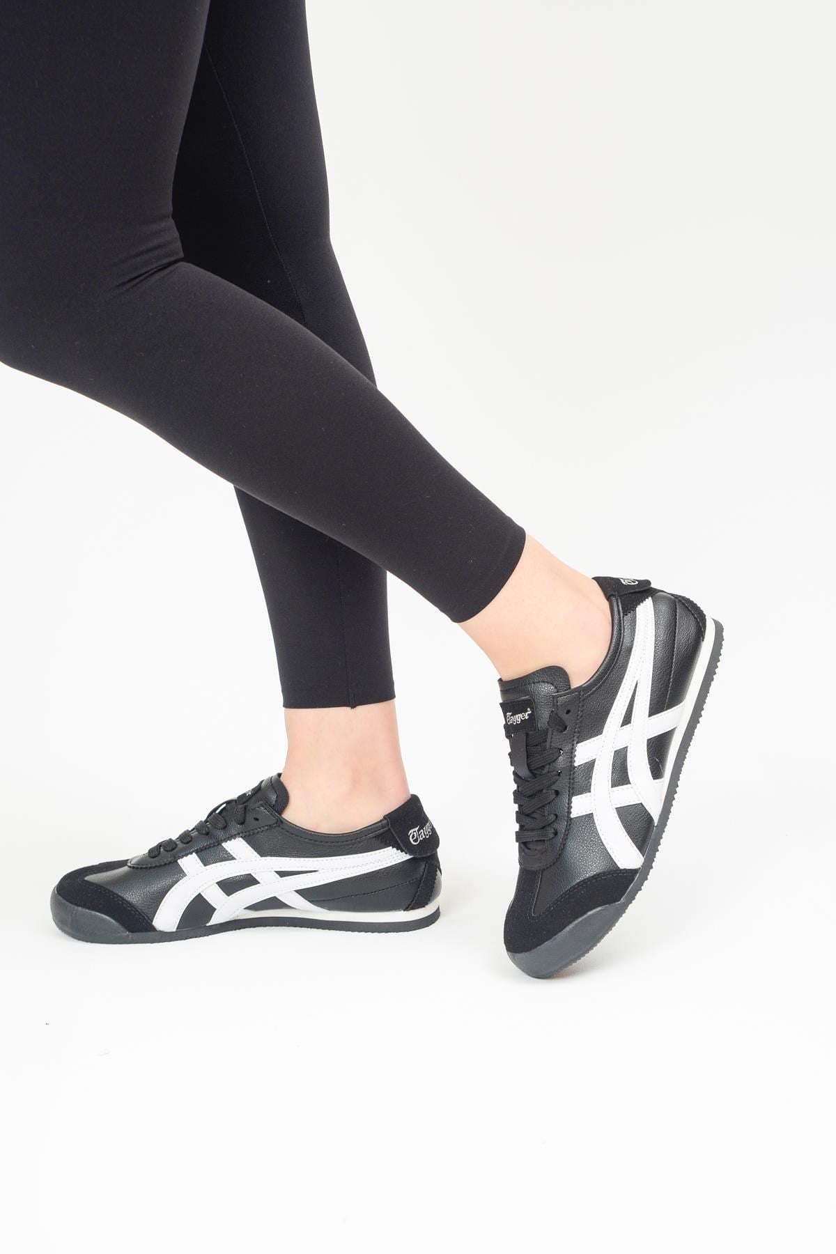 eTayger Siyah Beyaz 36-41 Unisex Günlük Spor Ayakkabı