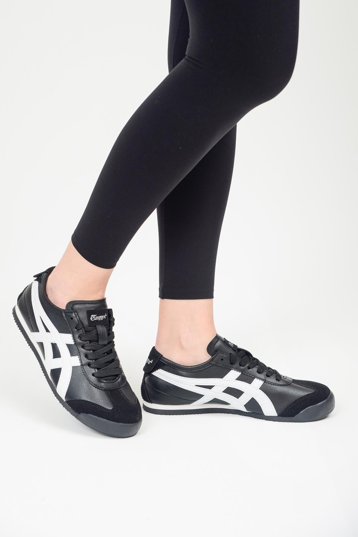 eTayger Siyah Beyaz 36-41 Unisex Günlük Spor Ayakkabı