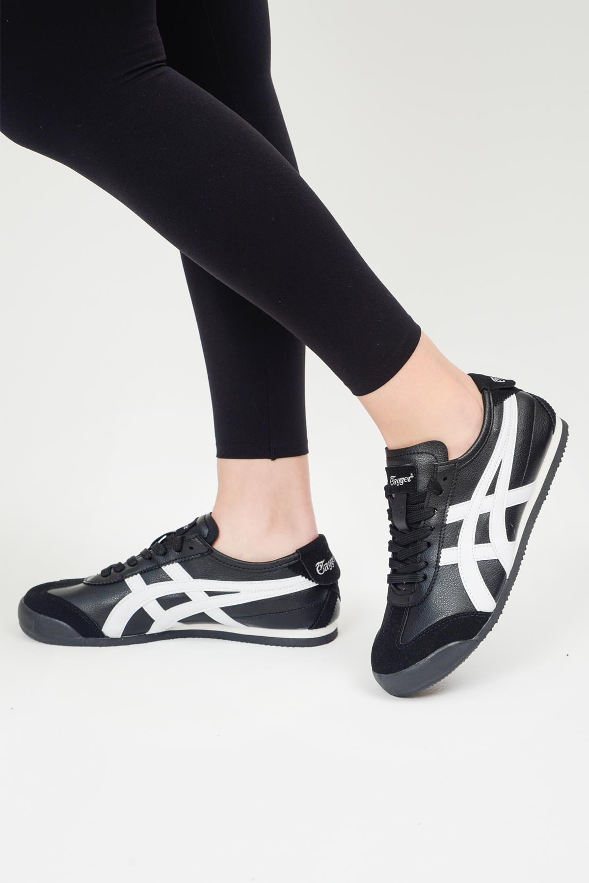 eTayger Siyah Beyaz 36-41 Unisex Günlük Spor Ayakkabı