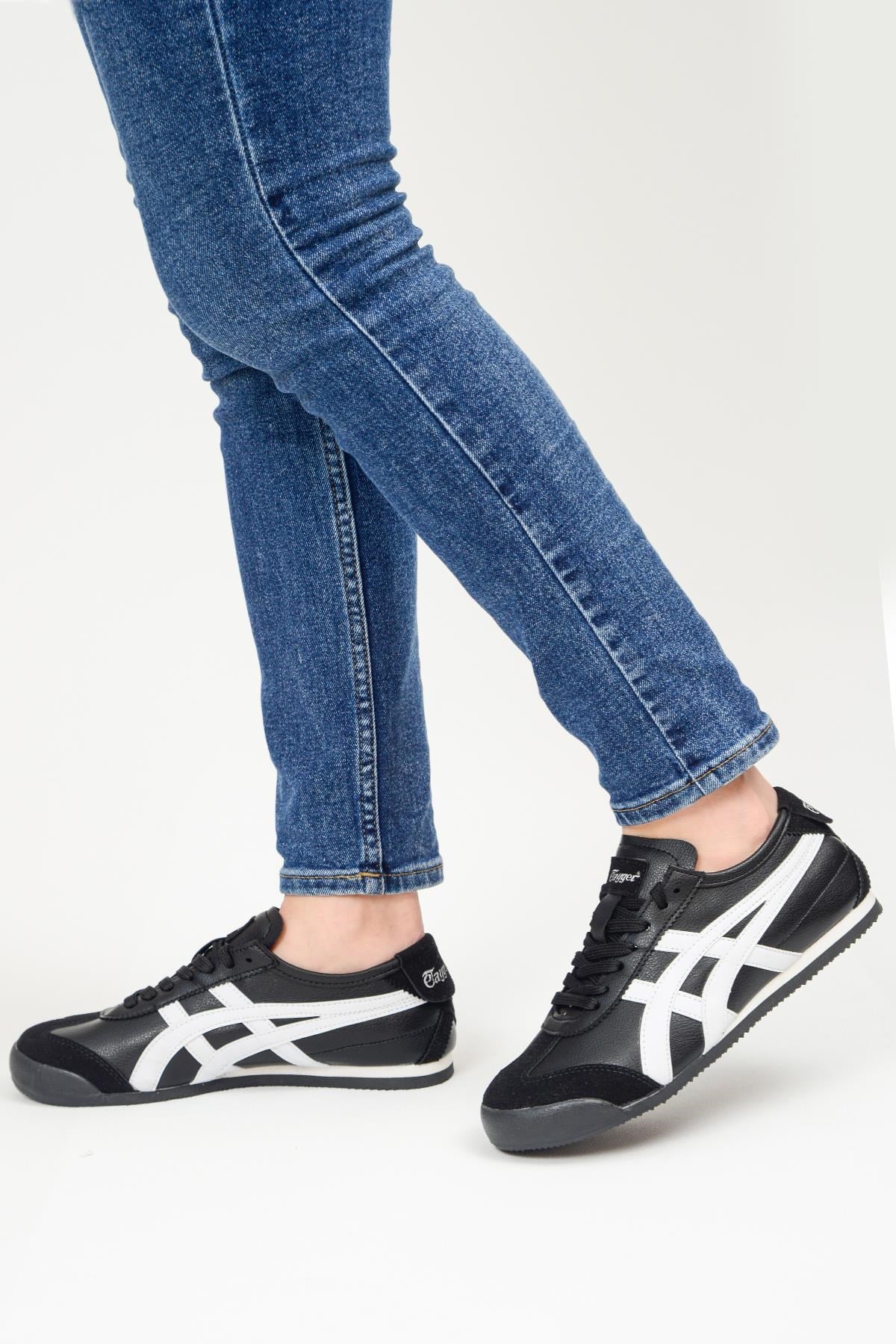 eTayger Siyah Beyaz 40-45 Unisex Günlük Spor Ayakkabı