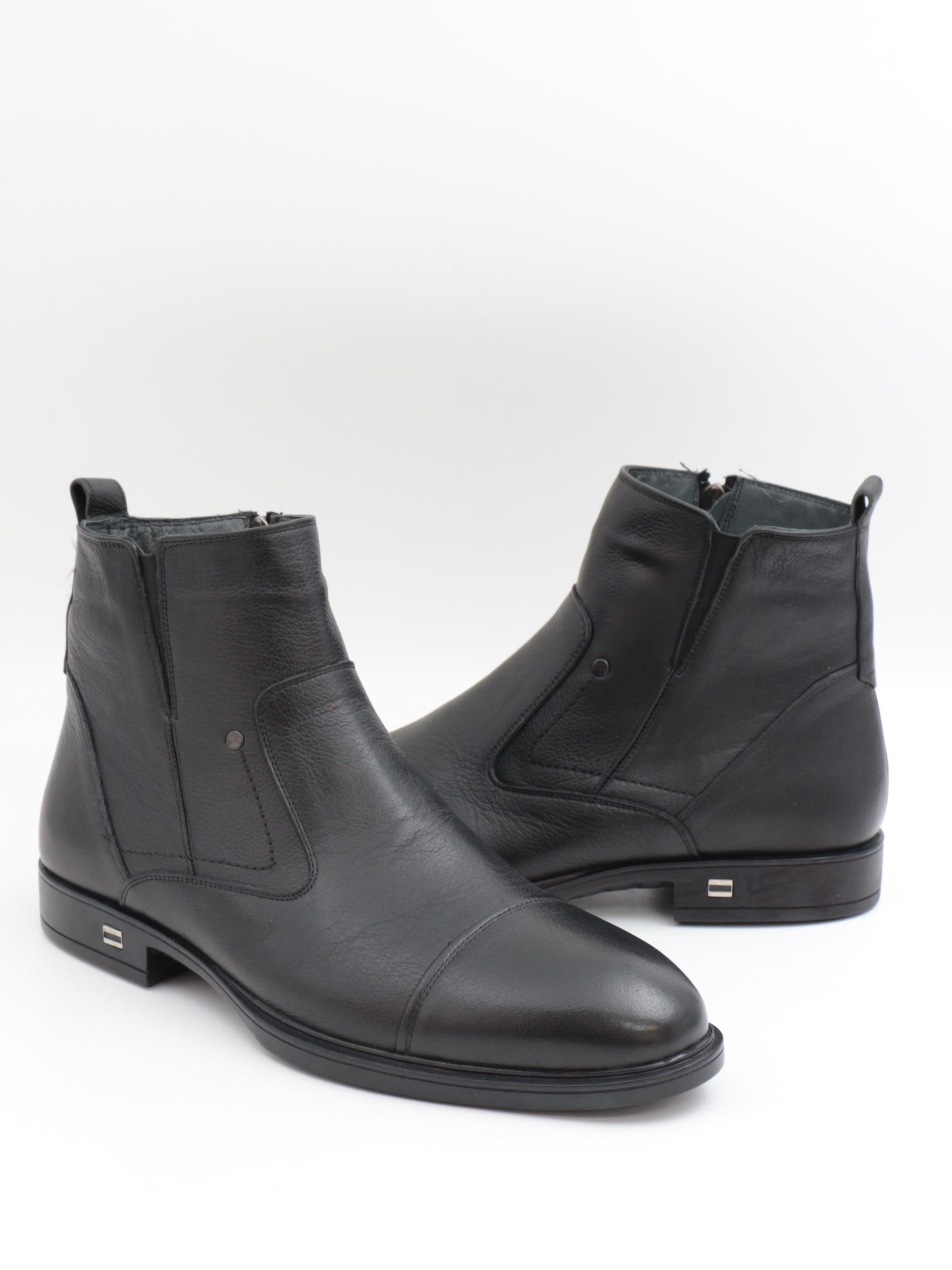 Fermend 630 Siyah Hakiki Deri Fantazi Erkek Bot