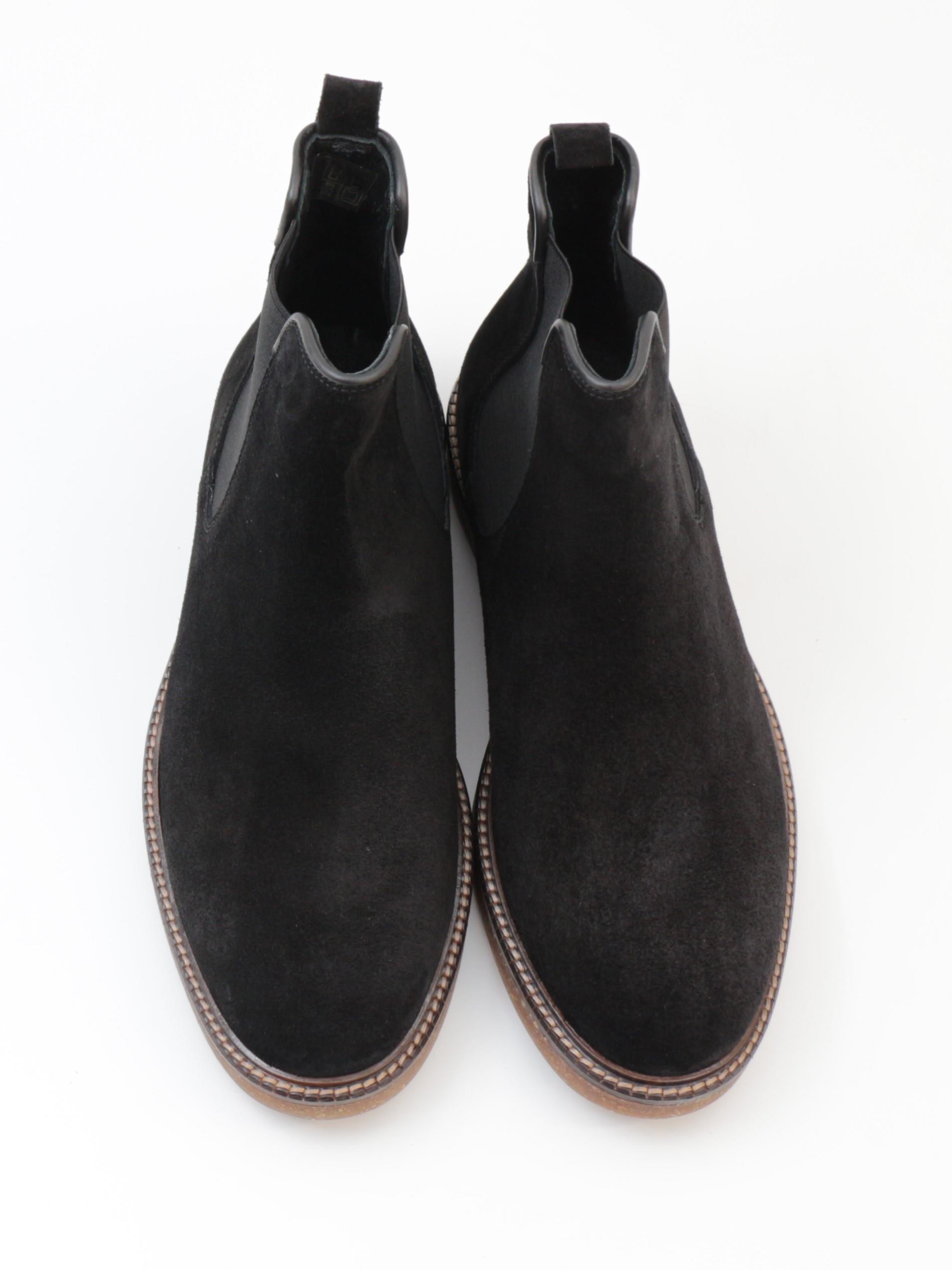 Freefoot 23212-1 Siyah Eskitme Süet Çift Lastikli Erkek Bot