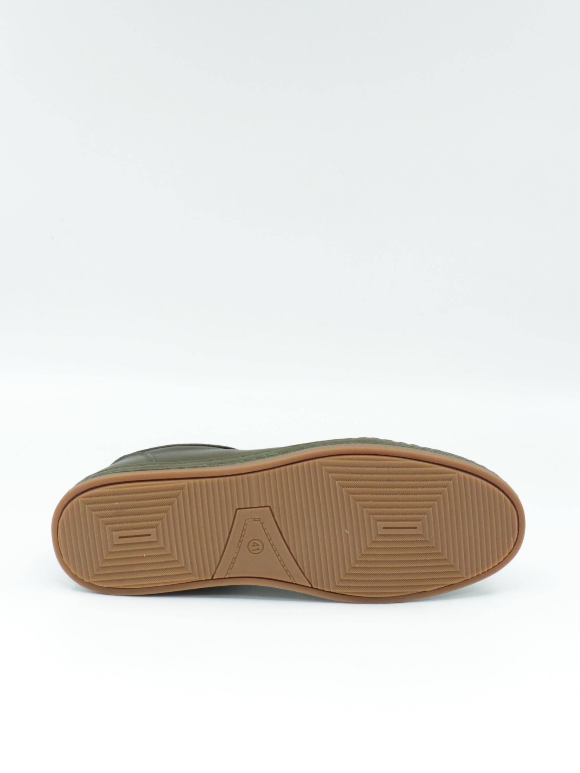 Freefoot 245535 Haki Lastik Bağcıklı Günlük Erkek Ayakkabı