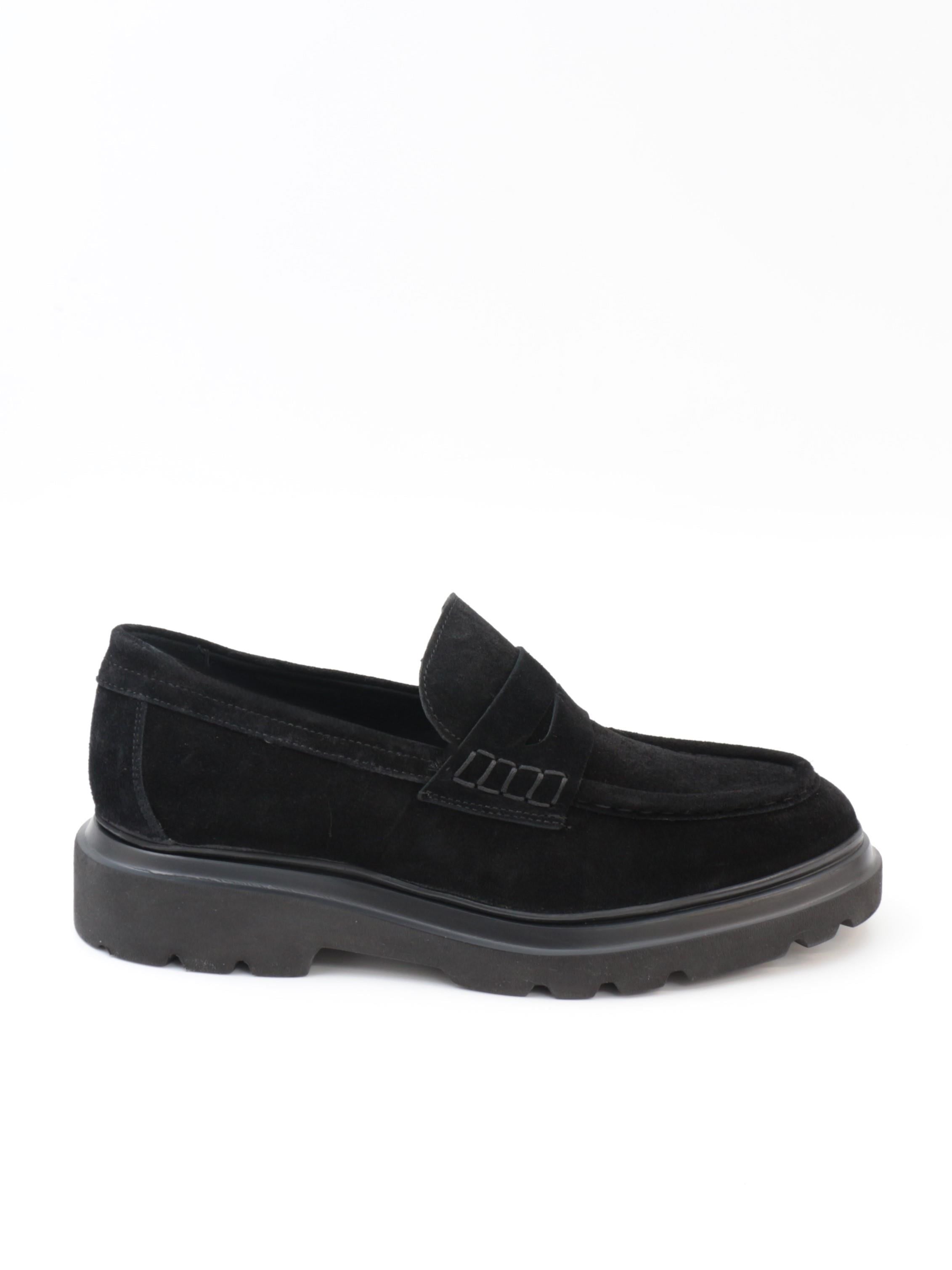 Freefoot 54082 Siyah Eskitme Süet Makosen Günlük Erkek Ayakkabı