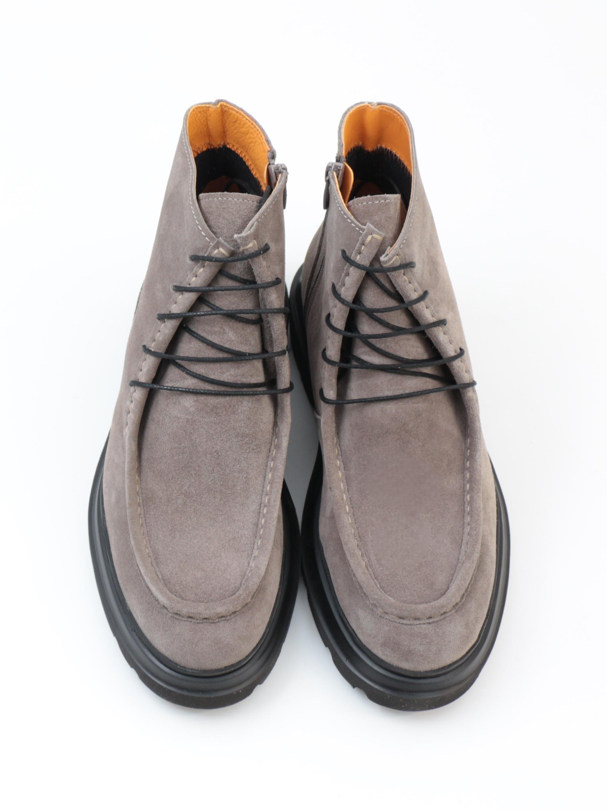 Freefoot 54086 Vizon Eskitme Süet Bağcıklı Erkek Bot