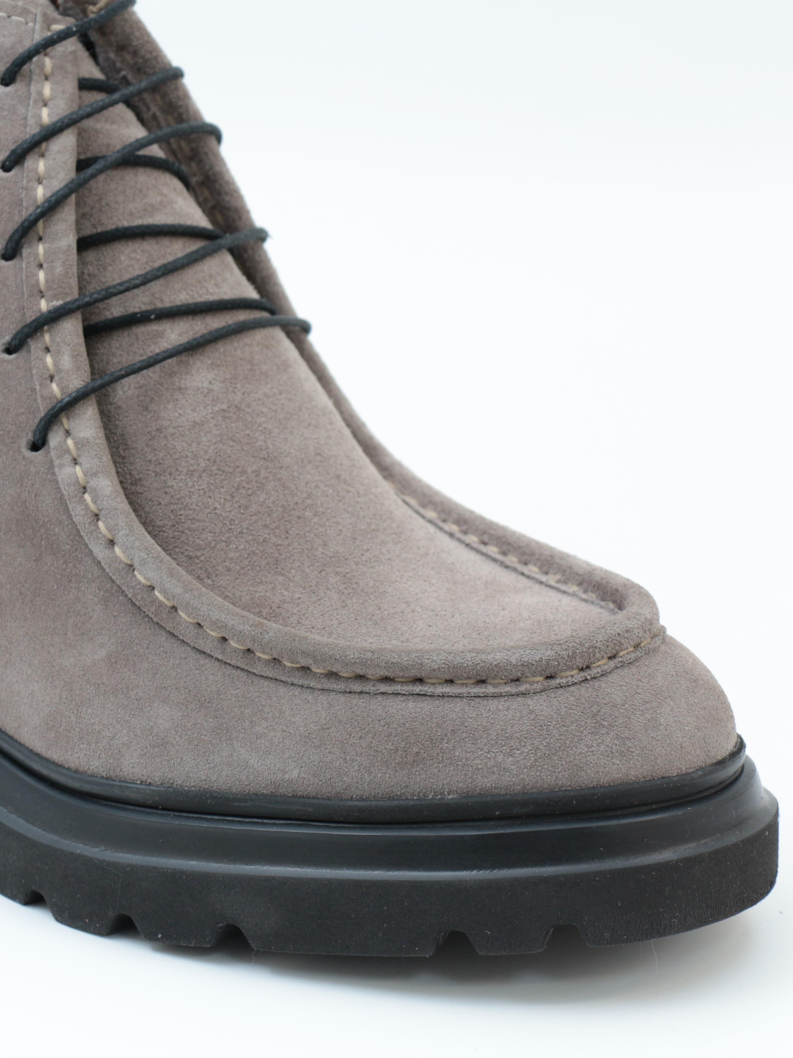 Freefoot 54086 Vizon Eskitme Süet Bağcıklı Erkek Bot