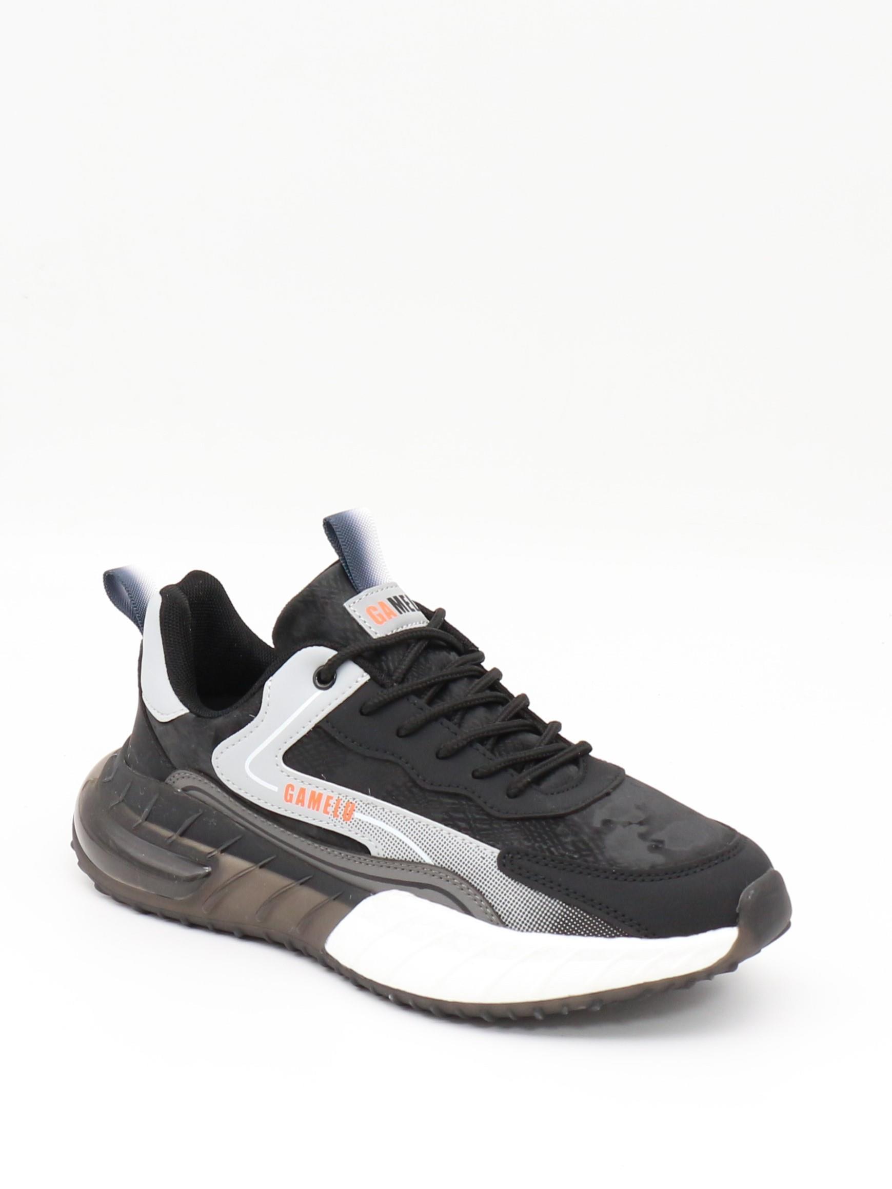 Gamelu Long Siyah Fashion Air Taban Erkek Sneakers