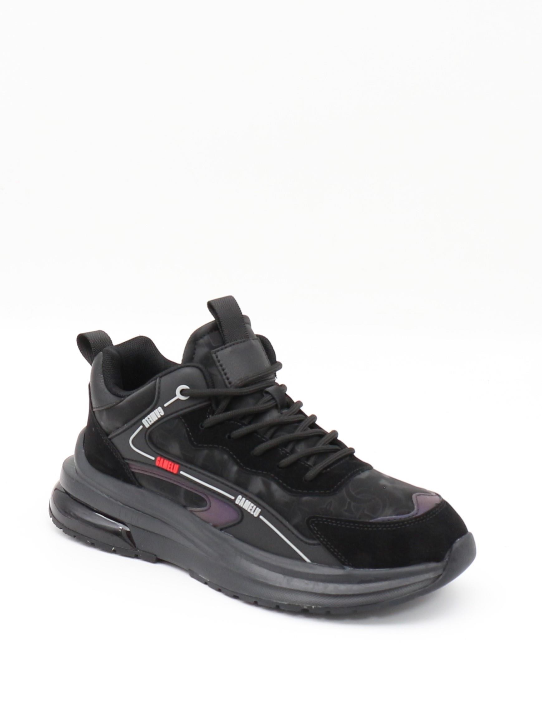Gamelu Went Siyah Fashion Air Taban Erkek Sneakers