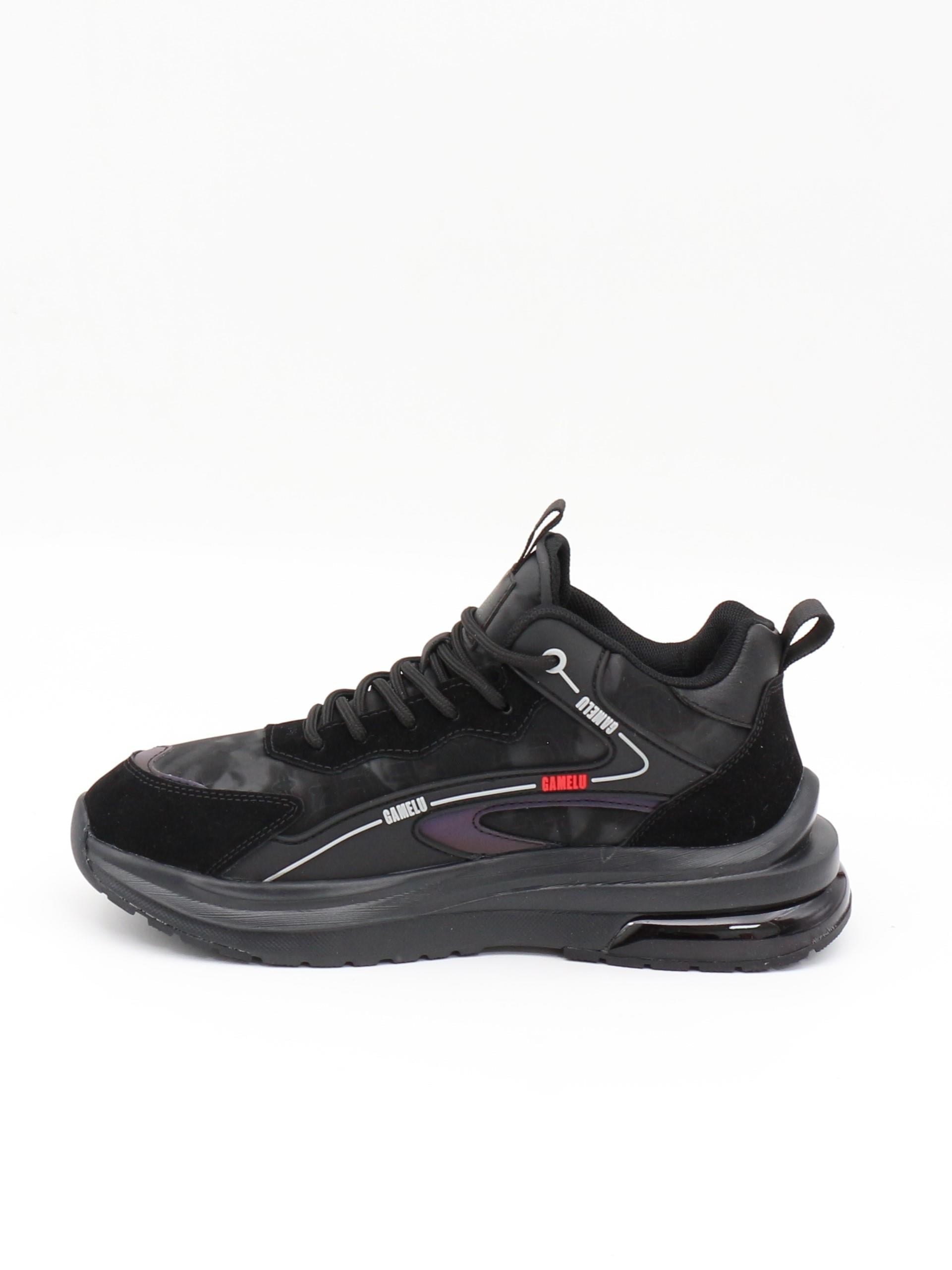 Gamelu Went Siyah Fashion Air Taban Erkek Sneakers