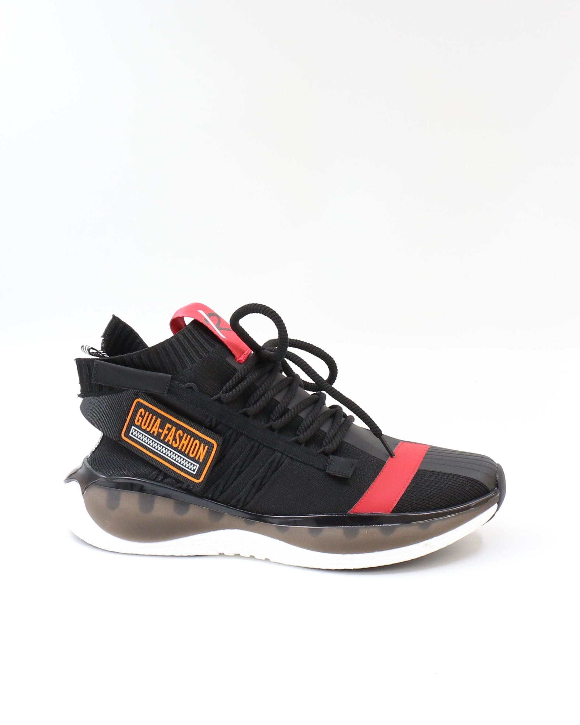 Guja 23Y500 Siyah Triko Fashion Air Taban Erkek Sneakers