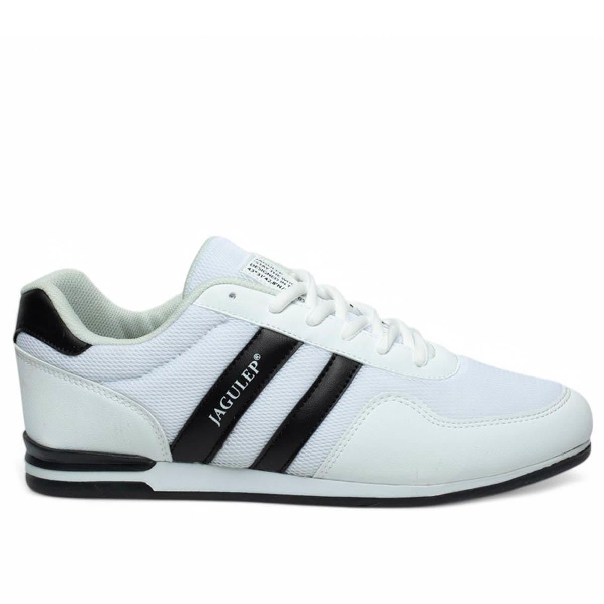 Jagulep 2202 Beyaz Siyah Anorak Erkek Spor