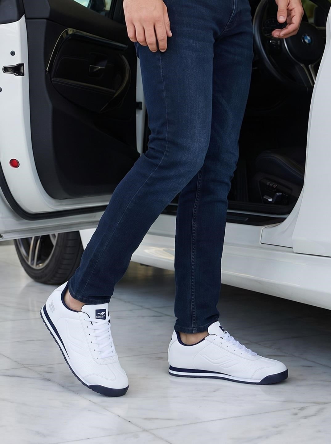Lescon Winner 10 Beyaz Erkek Spor Sneakers