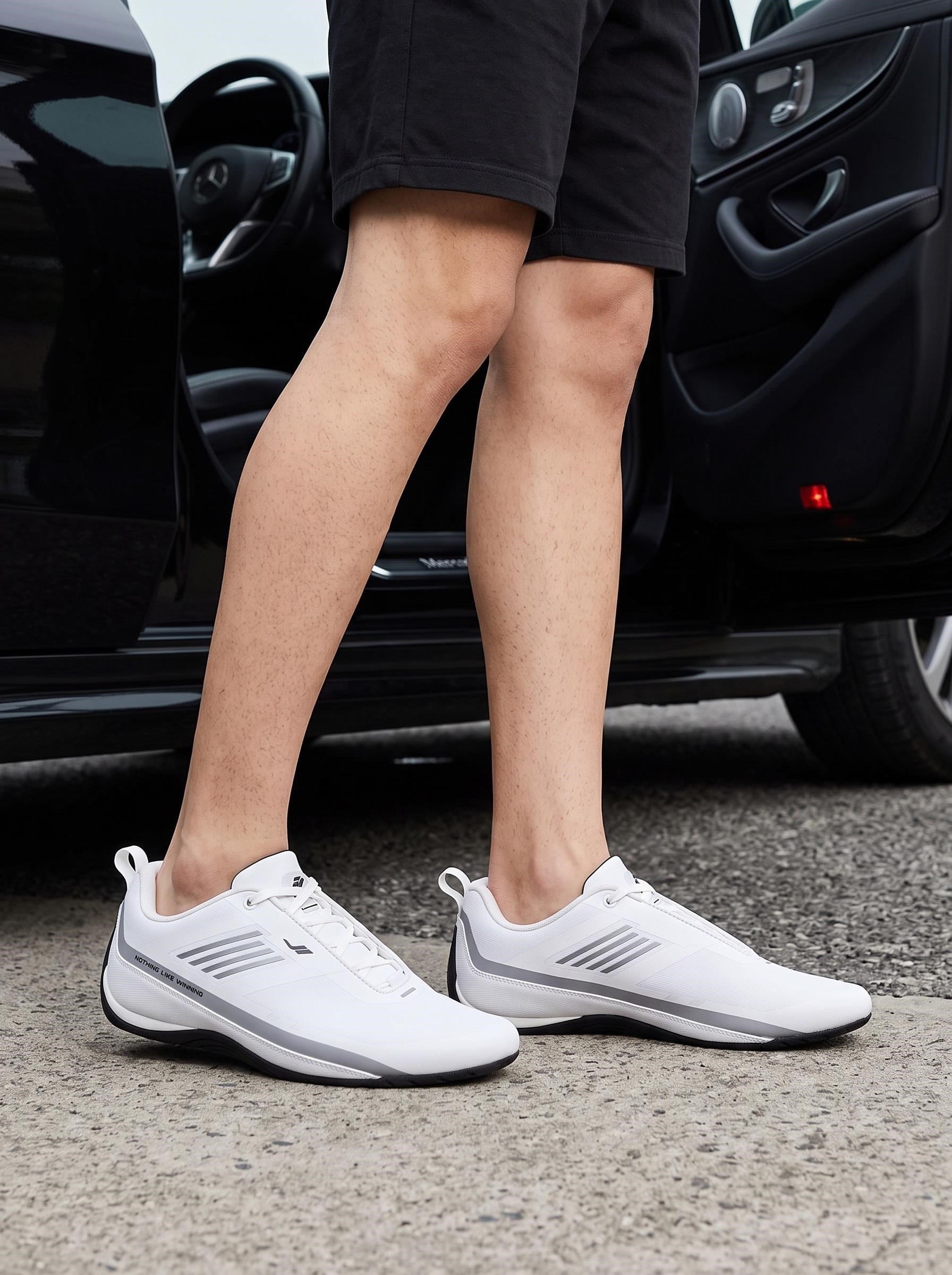 Lescon Zion 2 Beyaz Micro Fiber Erkek Spor Sneakers