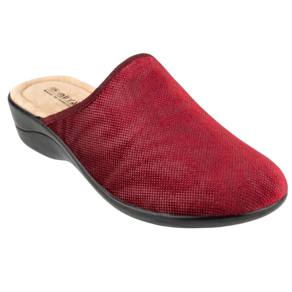 Muya İyara 36906 Bordo Önü Kapalı Anatomik Kadın Terlik