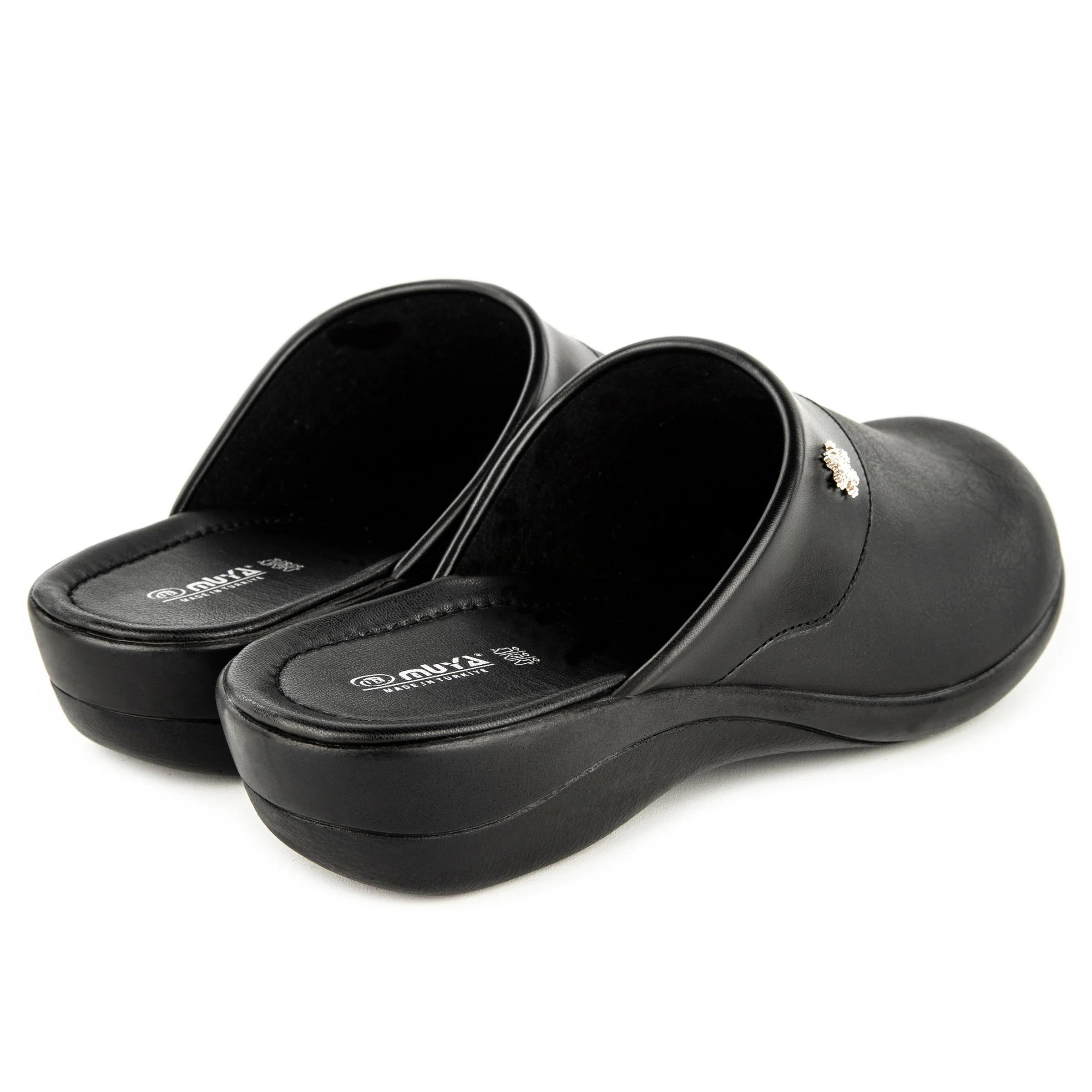 Muya Ness 32926 Siyah Önü Kapalı Kadın Ev Terliği