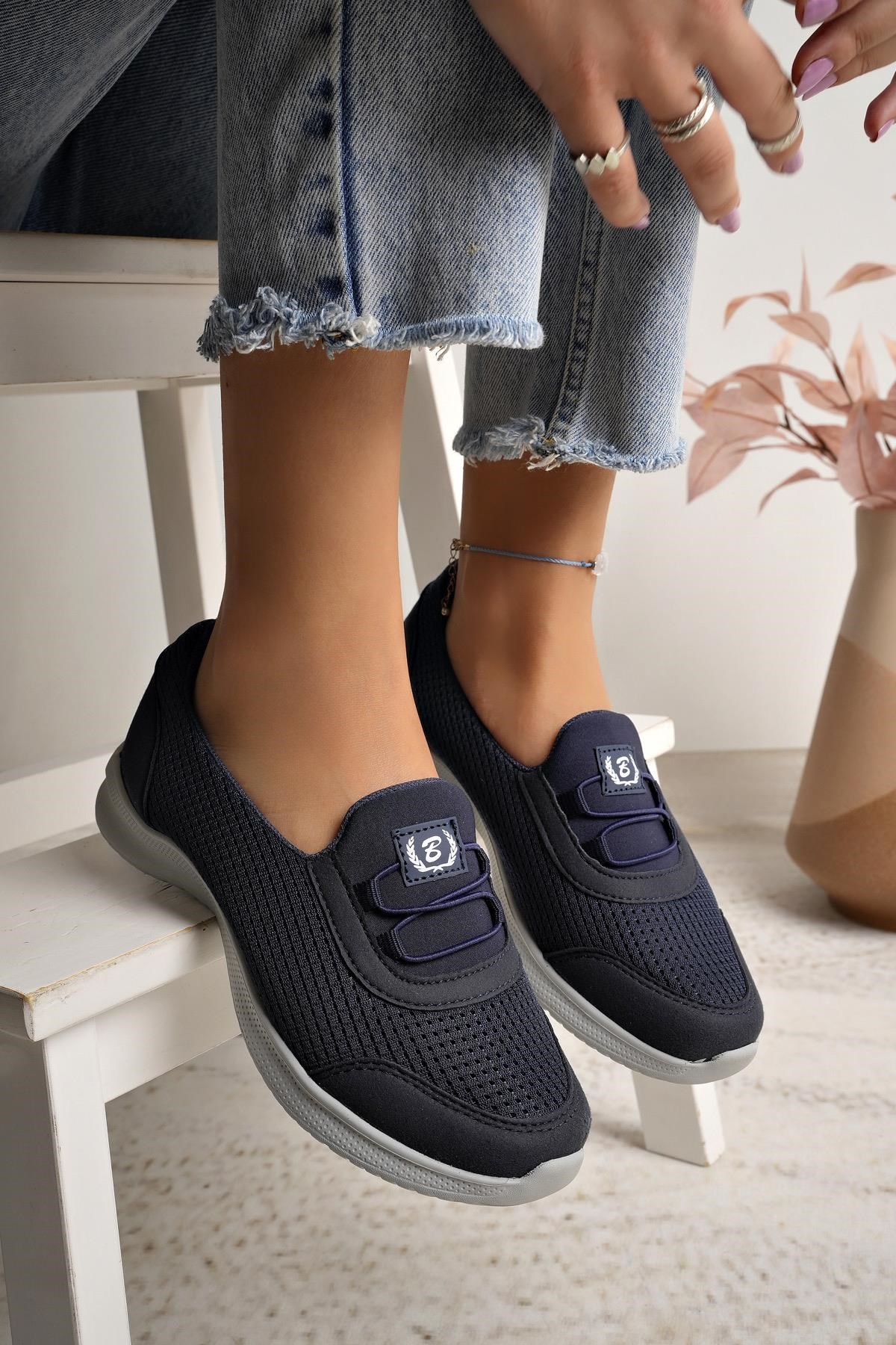 Nesil Shoes Bsea 575 Laci Memory Foam Kadın Yürüyüş Ayakkabısı
