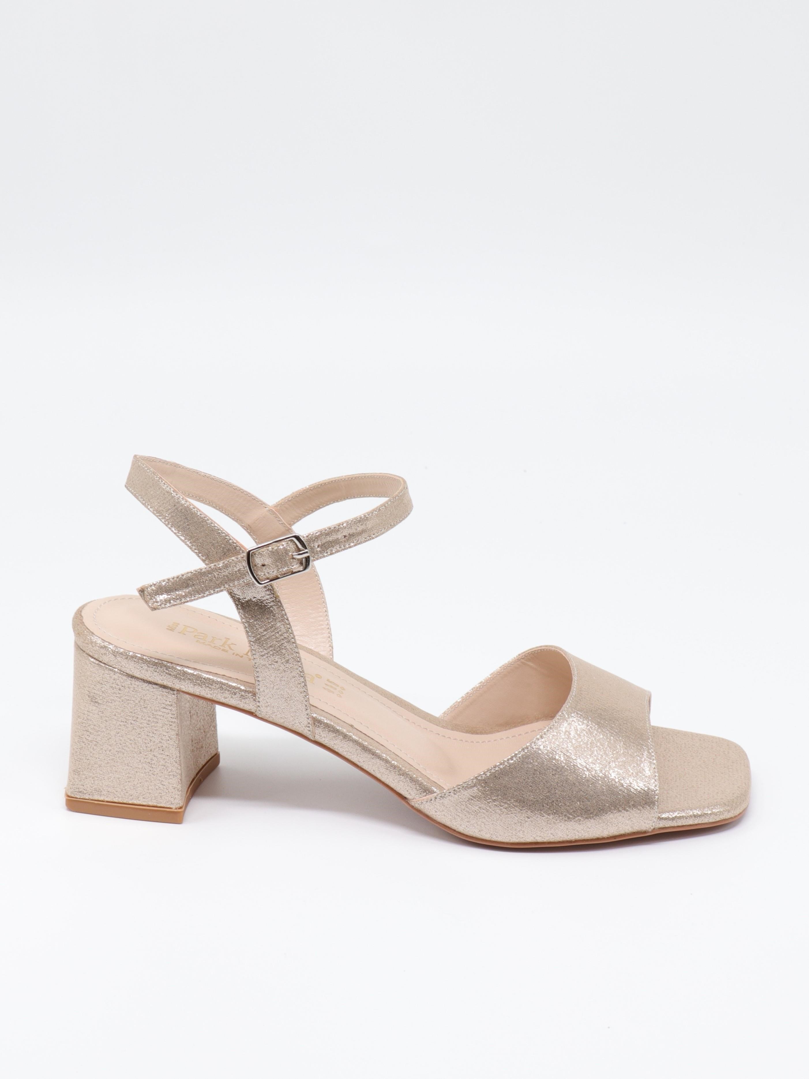 Nesil Shoes Carel 51 Altın Tek Bant Kadın Sandalet