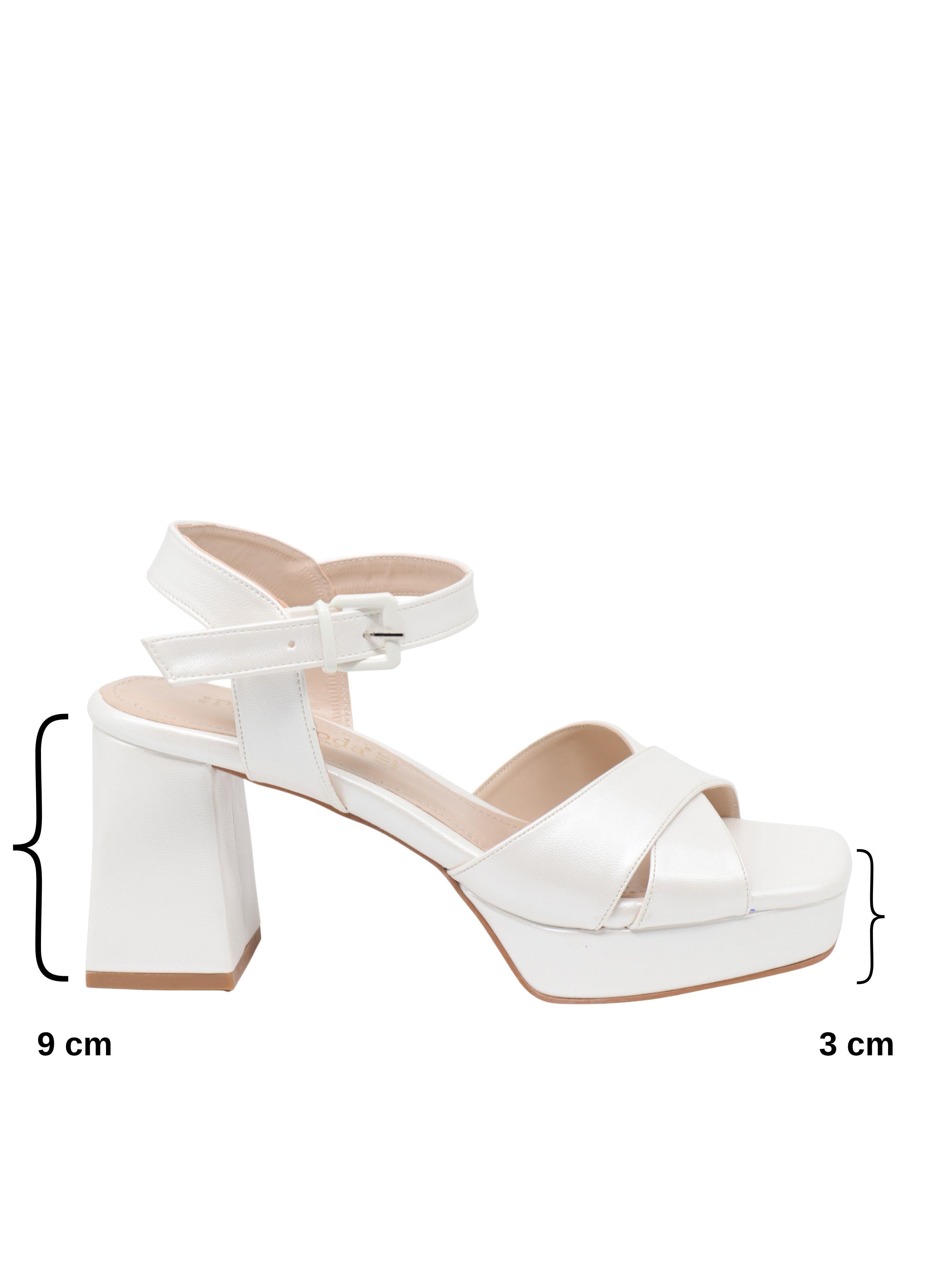 Nesil Shoes Carel 99 Sedef Çapraz Platform Kadın Sandalet