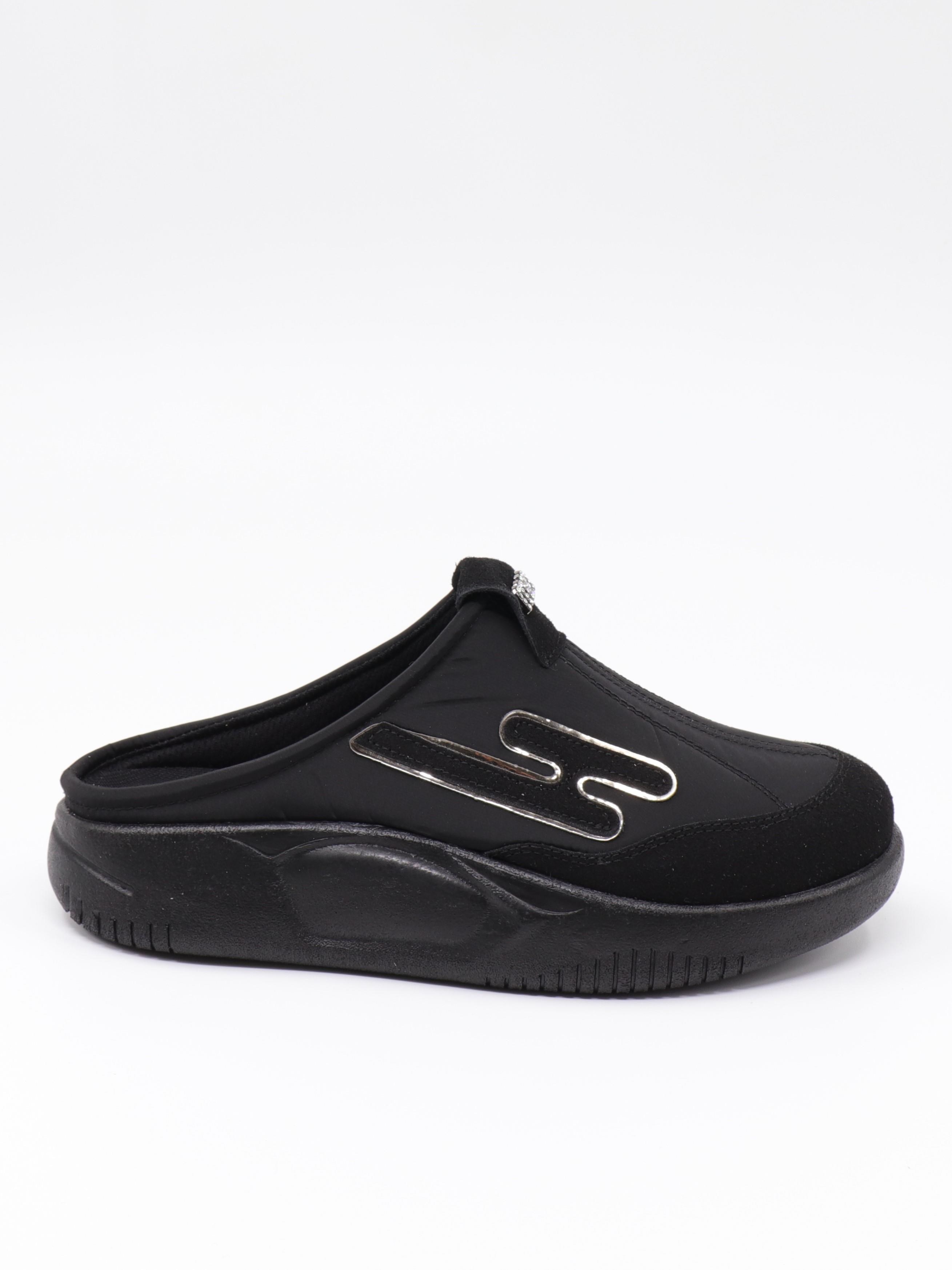 Nesil Shoes Conf 222 Siyah Anatomik Kadın Sabo Terlik