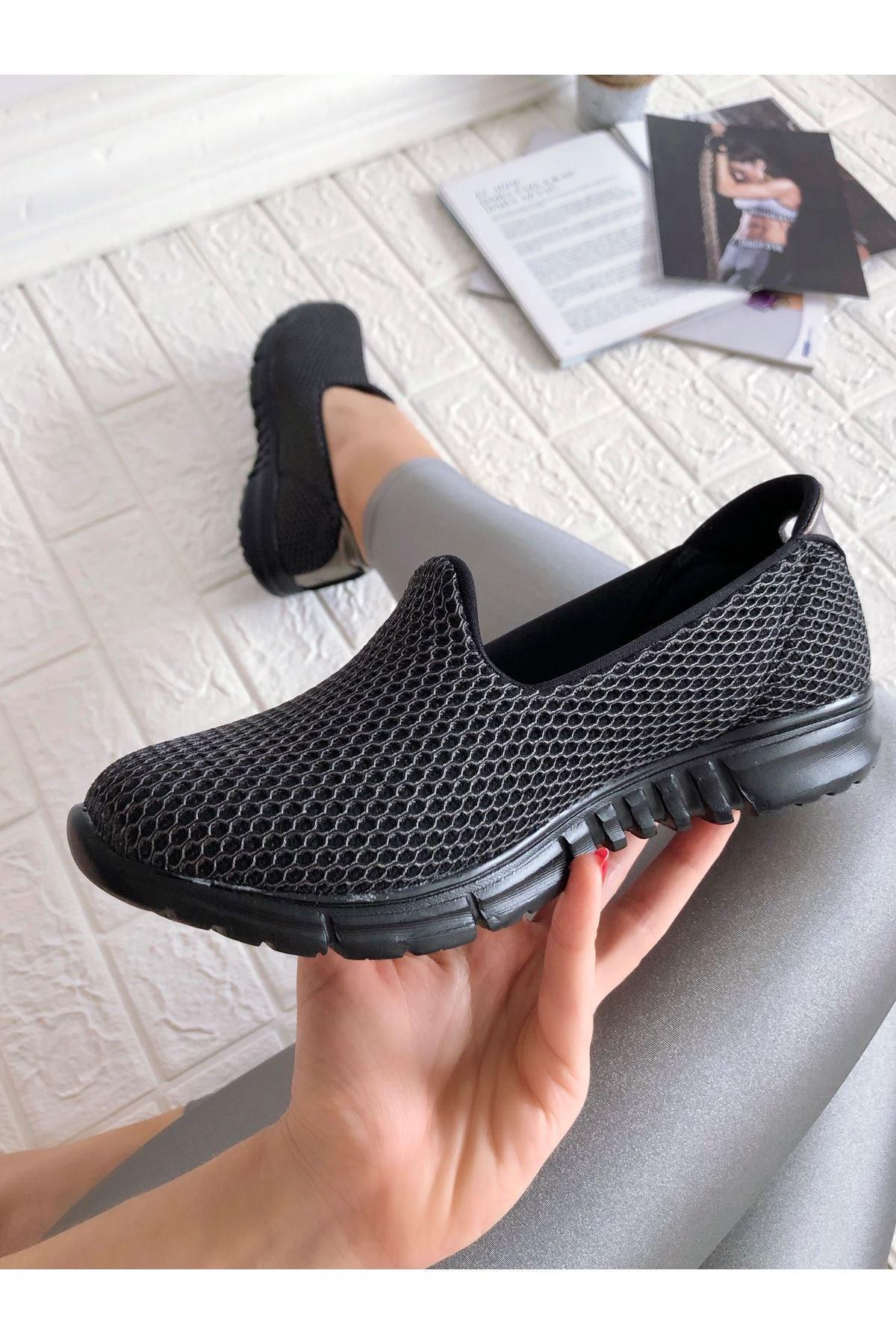 Nesil Shoes Dvm 901 Gri Anatomik Esnek Kadın Yürüyüş Ayakkabısı