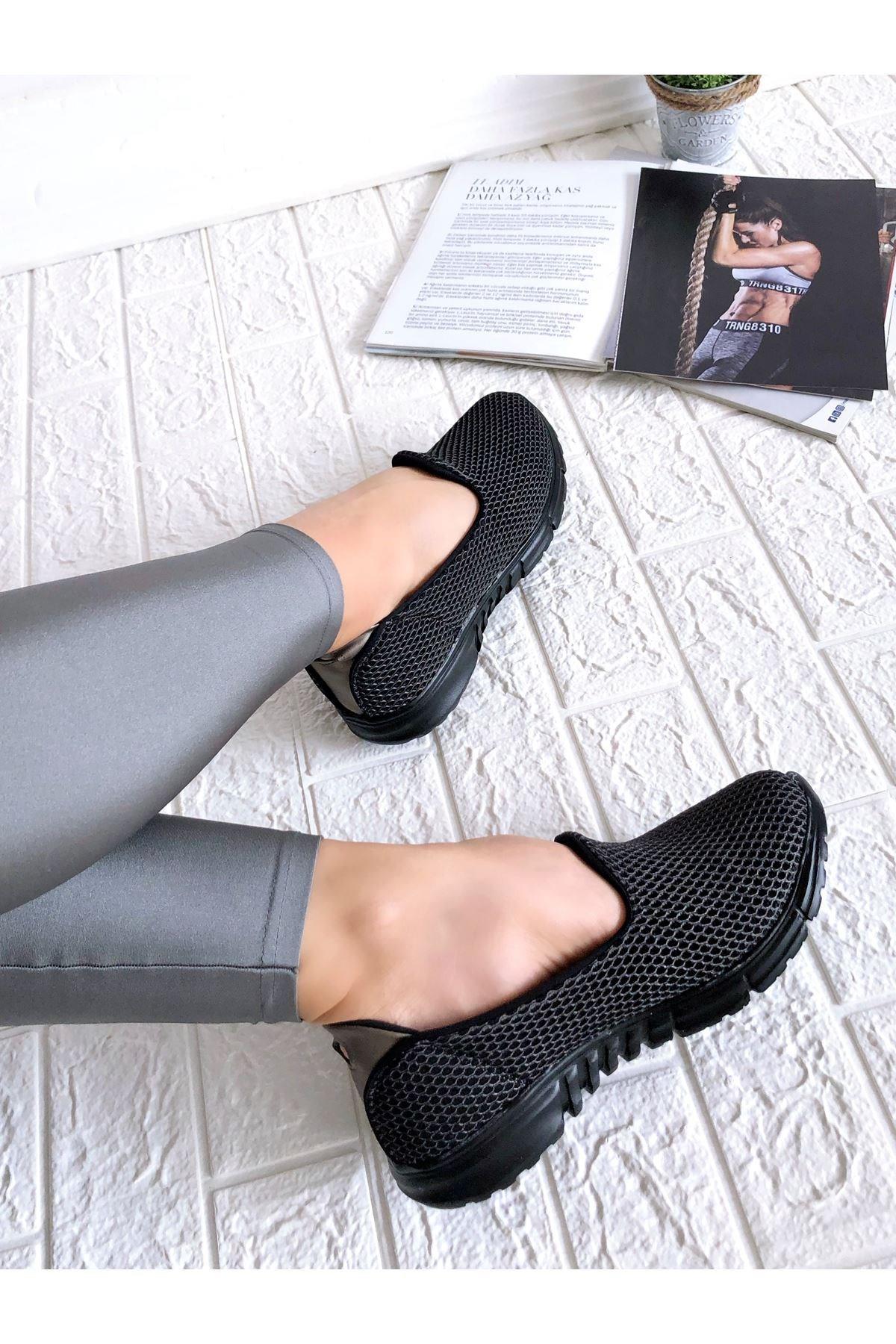 Nesil Shoes Dvm 901 Gri Anatomik Esnek Kadın Yürüyüş Ayakkabısı