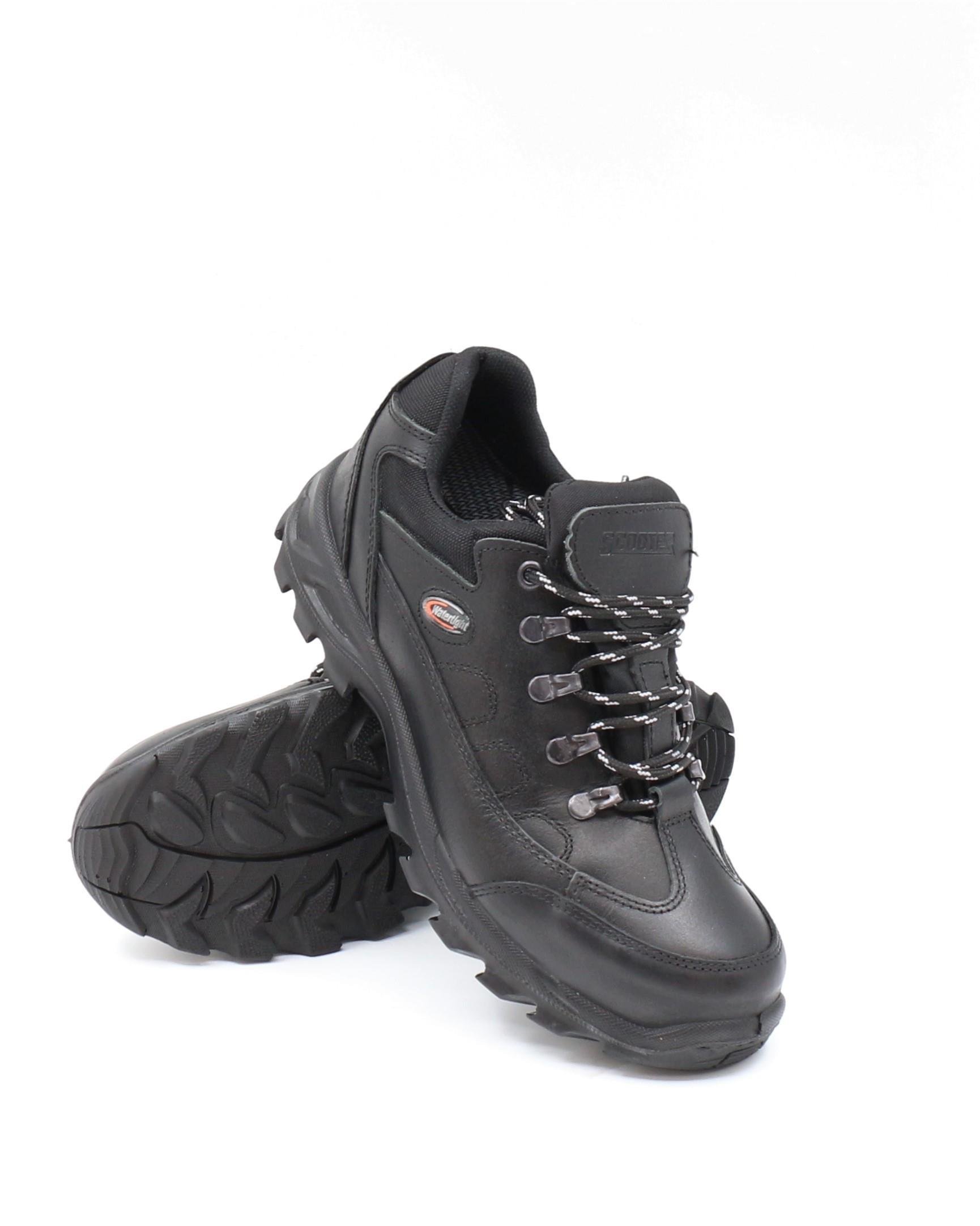 Scooter M 5537 SC Siyah Cilt Su Geçirmez Outdoor Erkek Ayakkabı