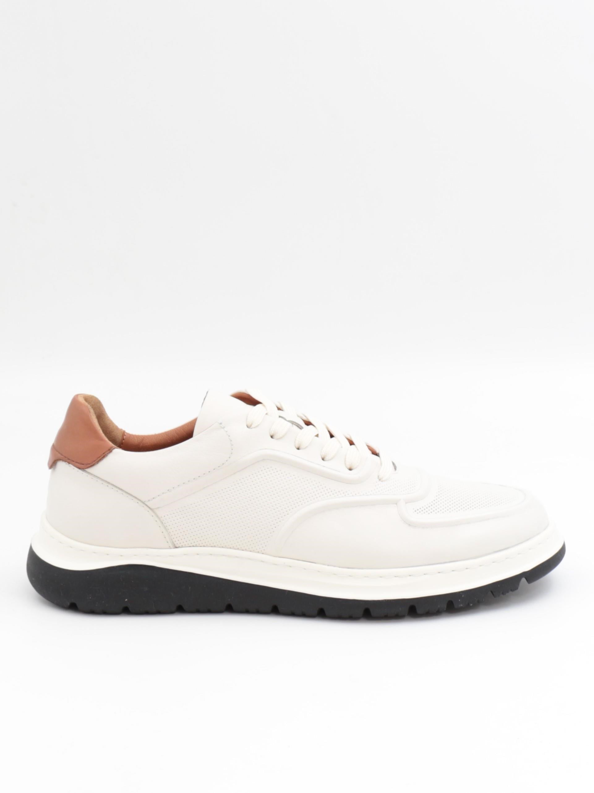 Togga 2228 Beyaz Hakiki Deri Günlük Erkek Sneakers