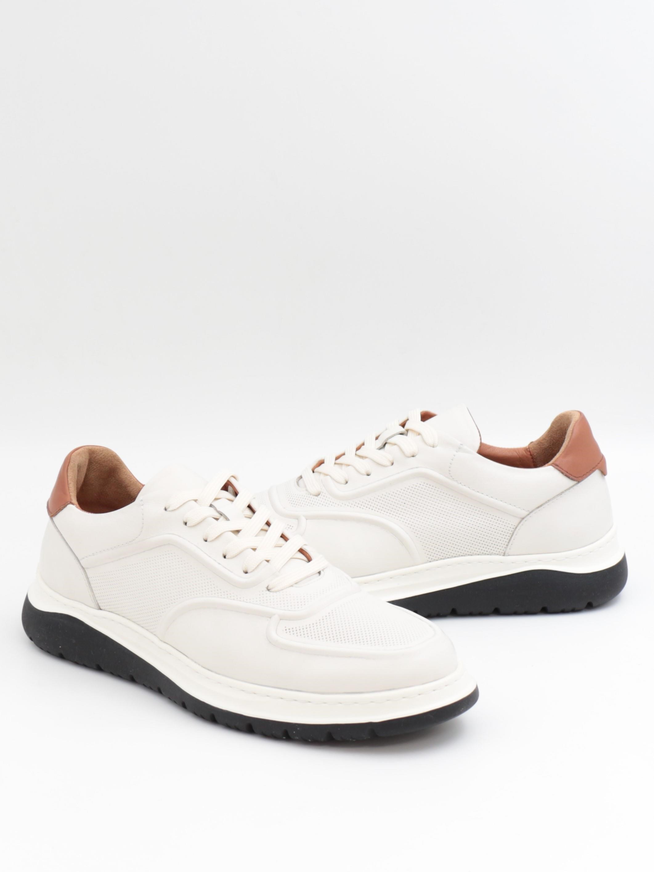 Togga 2228 Beyaz Hakiki Deri Günlük Erkek Sneakers