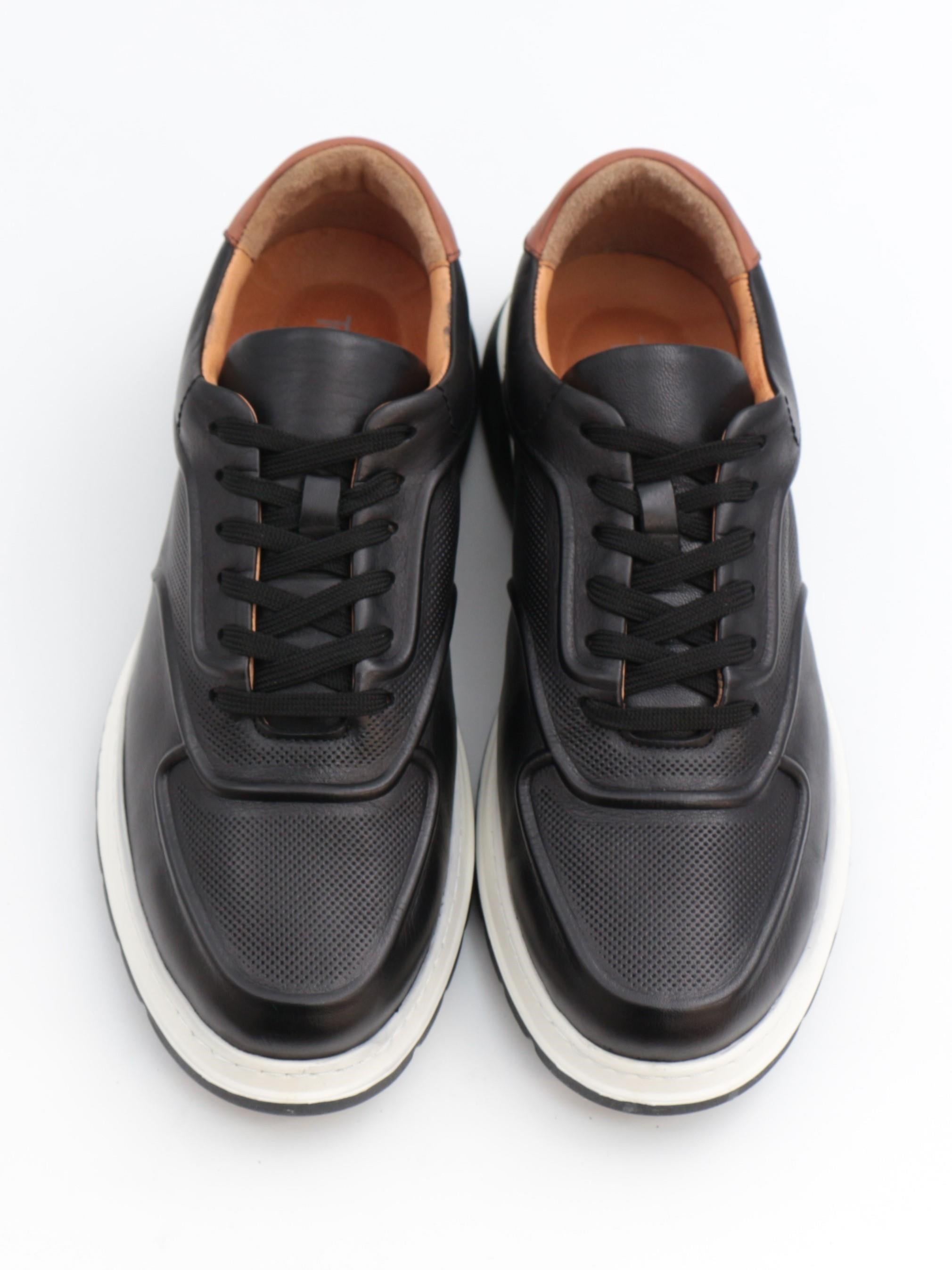 Togga 2228 Siyah Hakiki Deri Günlük Erkek Sneakers