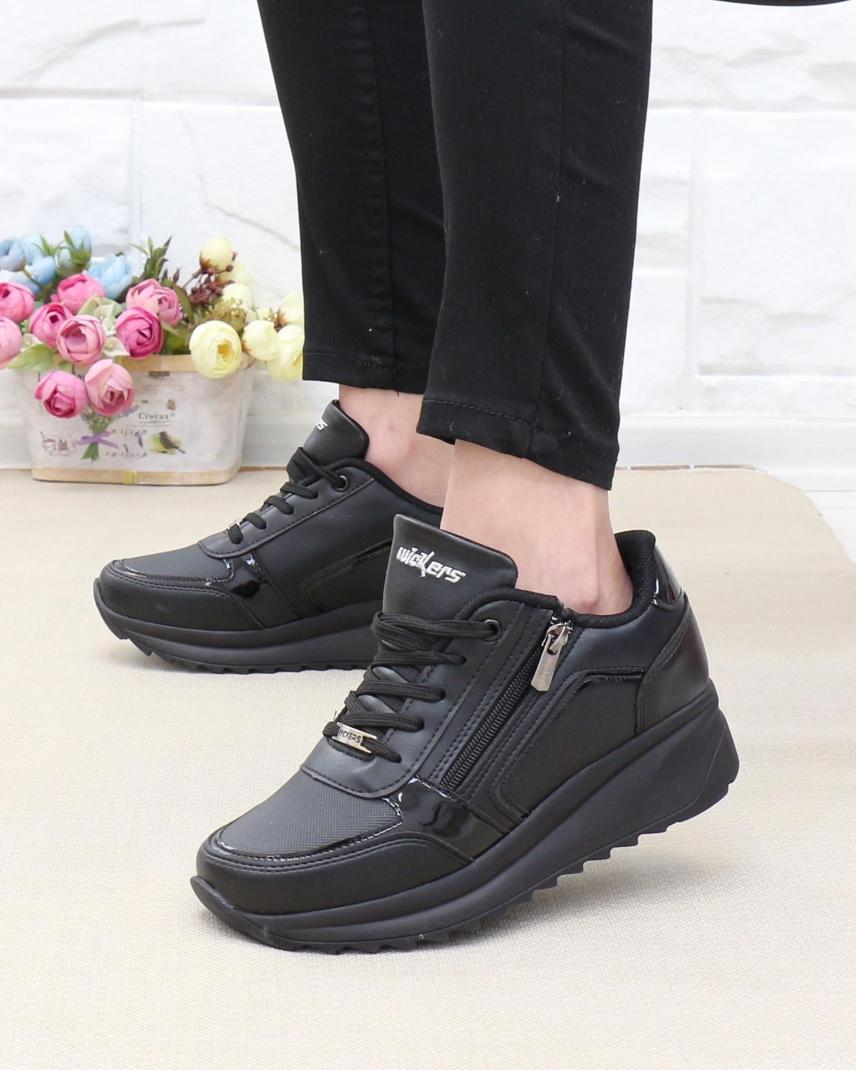 Wickers 2161 Siyah 36-40 Günlük Kadın Sneakers