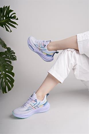 Benetton 11510 Lila Memory Foam Kadın Sneakers