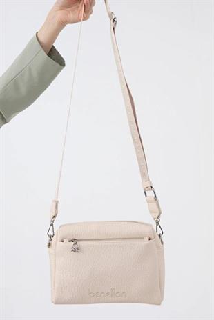 Benetton 1475 Bej Çapraz Bayan Çanta
