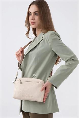Benetton 1475 Bej Çapraz Bayan Çanta