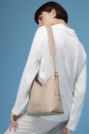 Benetton 1534 Ten Baskılı Çarpraz Bayan Çanta