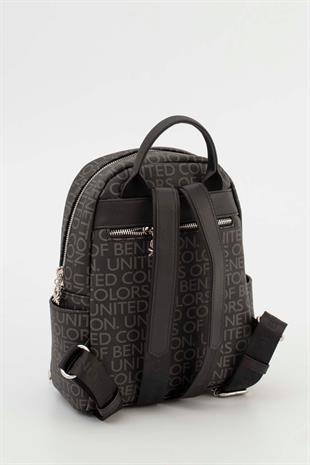 Benetton 1645 Siyah Bayan Sırt Çanta