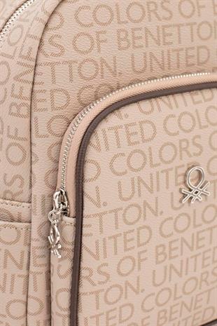 Benetton 1645 Taş Kahve Bayan Sırt Çanta