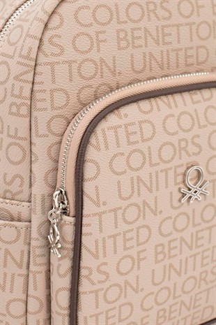 Benetton 1645 Taş Kahve Bayan Sırt Çanta